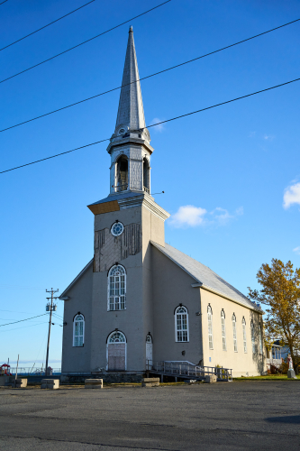 Saison,Automne,MRC Côte-de-Gaspé,Région,Grande-Vallée,Église,Culte,Jour,Temps